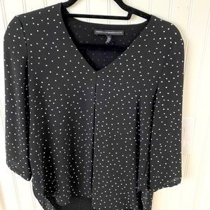 Black work blouse